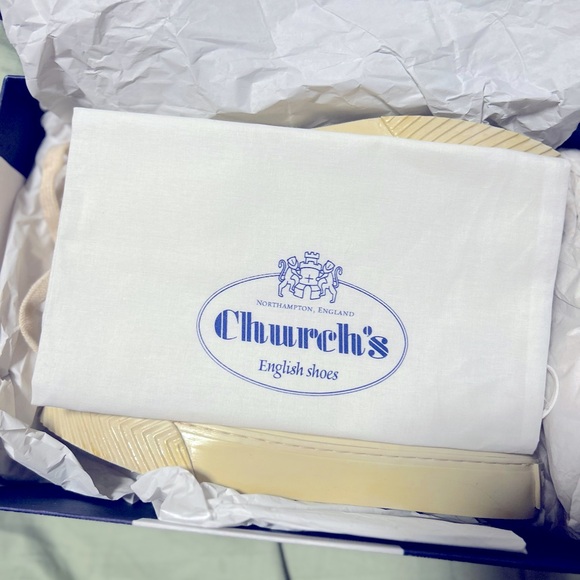 Church’s Southbank Gabardine Sneakers – White – Size 38 – Brand New in Box - Picture 9 of 10